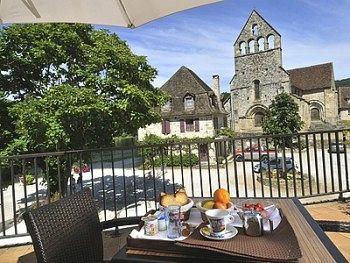 Logis Hotel Les Flots Bleus ボーリュ・シュル・ドルドーニュ エクステリア 写真